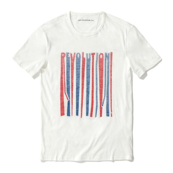 John Varvatos Other - John Varvatos Revolution Graphic Crew T-Shirt Salt